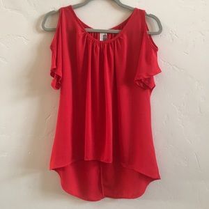 Francesca’s red blouse. Size medium.